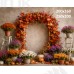 Tło fotograficzne „Jesienny łuk pełen kwiatów” | J_272 Tło fotograficzne „Jesienny łuk pełen kwiatów” | J_272